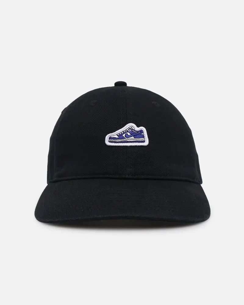 Nike Club Unstructed Dunk Patch 6 Panel Strapback Black 1