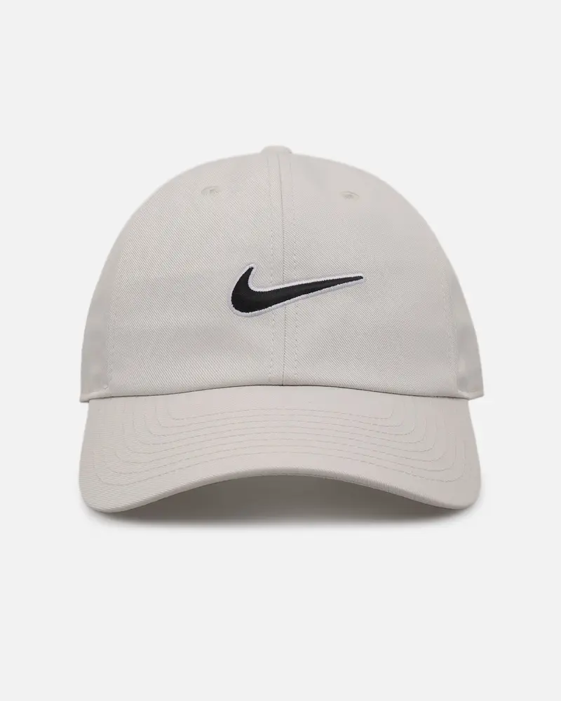 Nike Club Unstructured Swoosh Strapback Cap Light Bone/Black 1