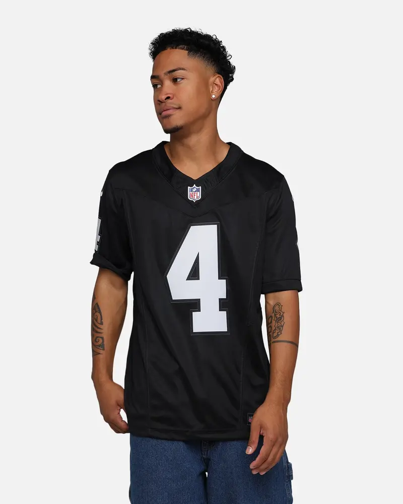 Nike Derek Carr #4 Limited Jersey Black 1