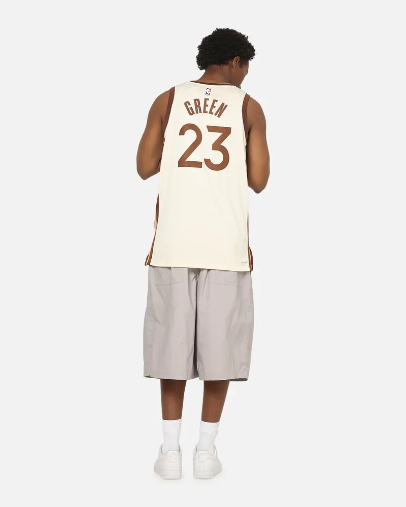 Nike Draymond Green Golden State Warriors #23 City Edition 2025/26 Nba Swingman Jersey Natural/Green 4
