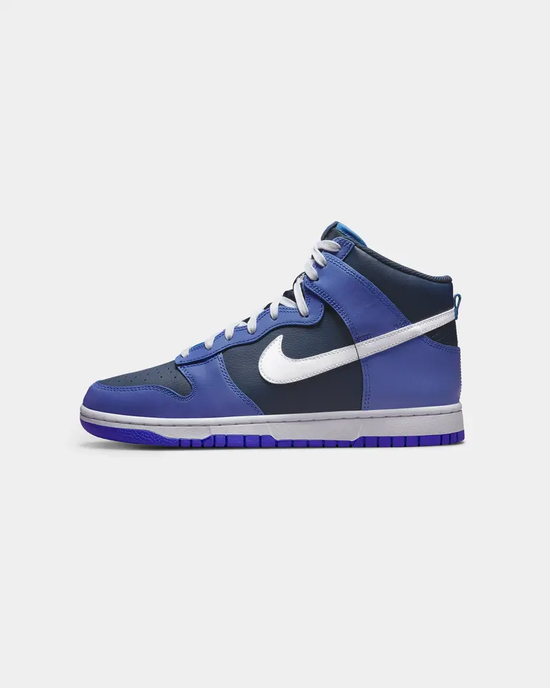 Nike Dunk Hi Retro "Obsidian" Medium Blue/White 1