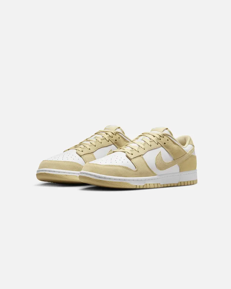 Nike Dunk Low Retro Se 'Team Gold Suede' White/Gold 2