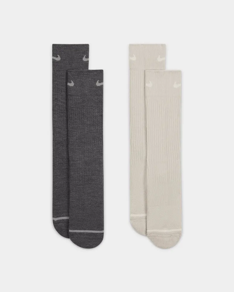 Nike Everyday Cush Crewcut Socks 2 Pack Iron Grey/Light 1