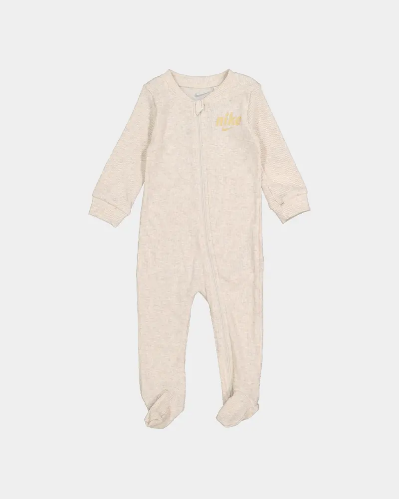 Nike Infants' E1d1 Ribbed Footed Coveralls Pale Ivory Heat 1