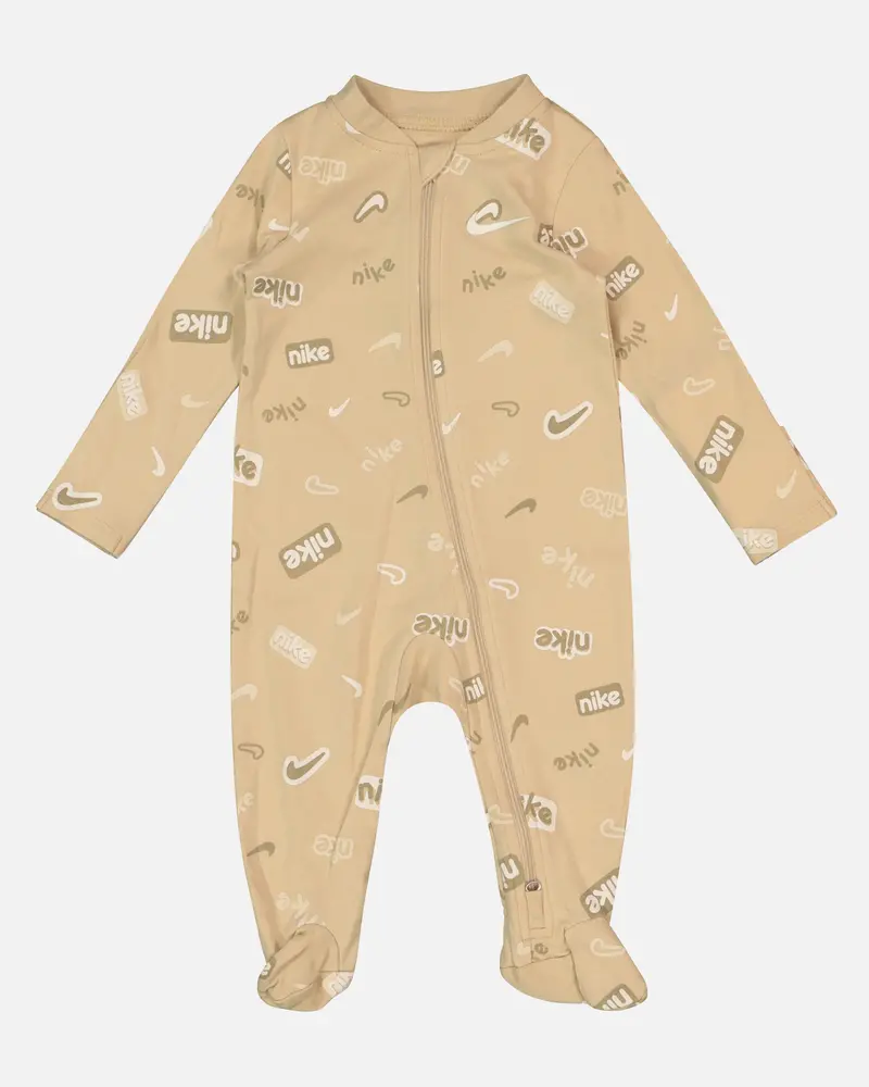 Nike Infants' E1d1 Swoosh Footed Coverall Sanddrift 1