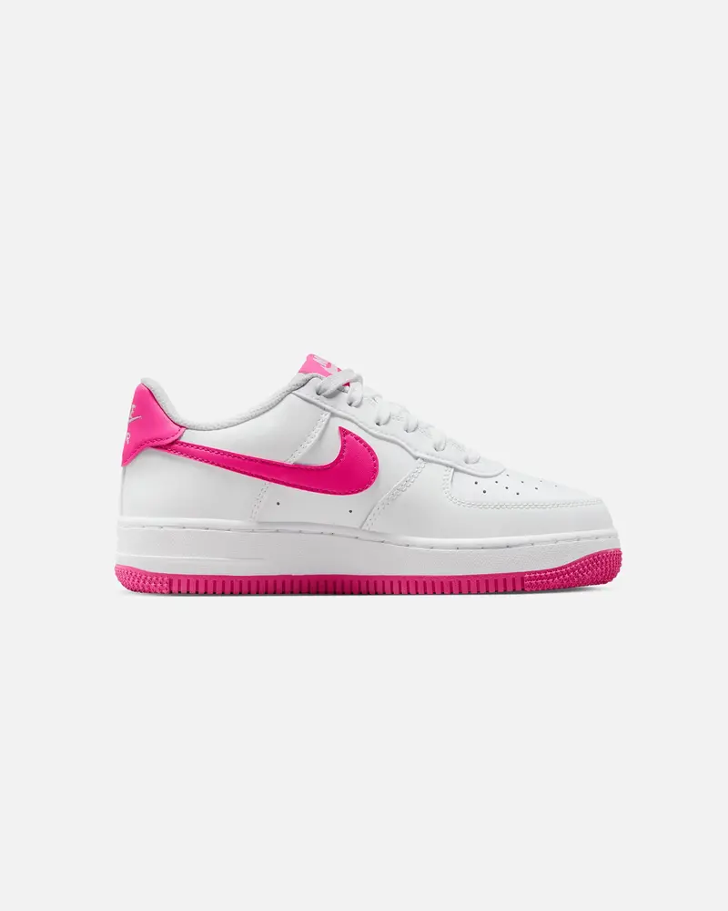 Nike Kids' Air Force 1 (Gs) White/Laser Fuchsia 4