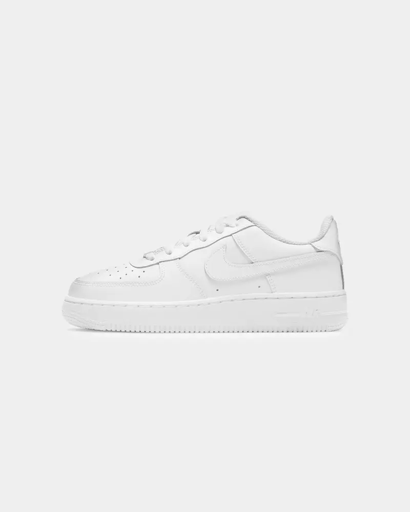 Nike Kid's Air Force 1 Le (Gs) White/White 1