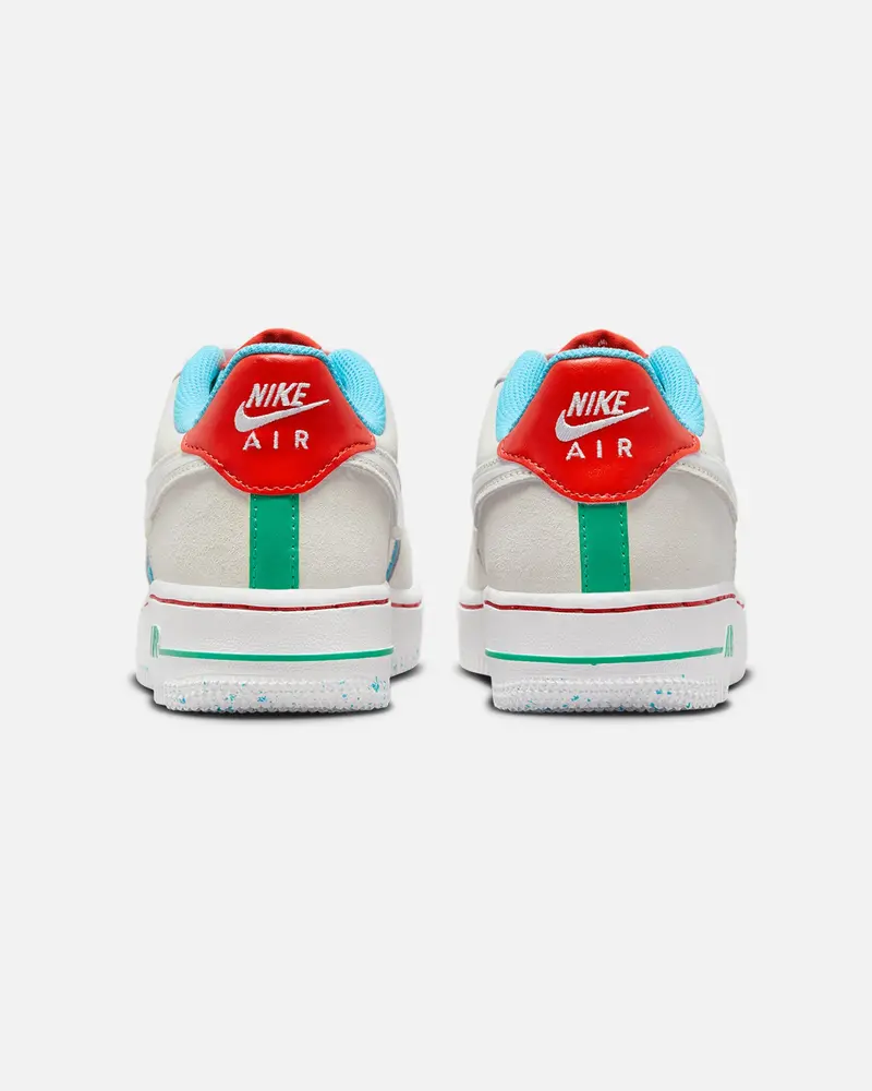 Nike Kids' Air Force 1 Lv8 2 Bg Hd "Holiday Cookies" (Gs) Pale Ivory/White 3