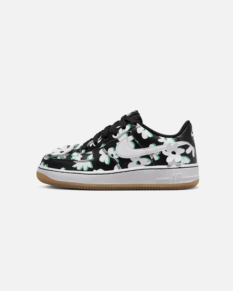 Nike Kids' Air Force 1 Lv8 (Gs) Black/White 1