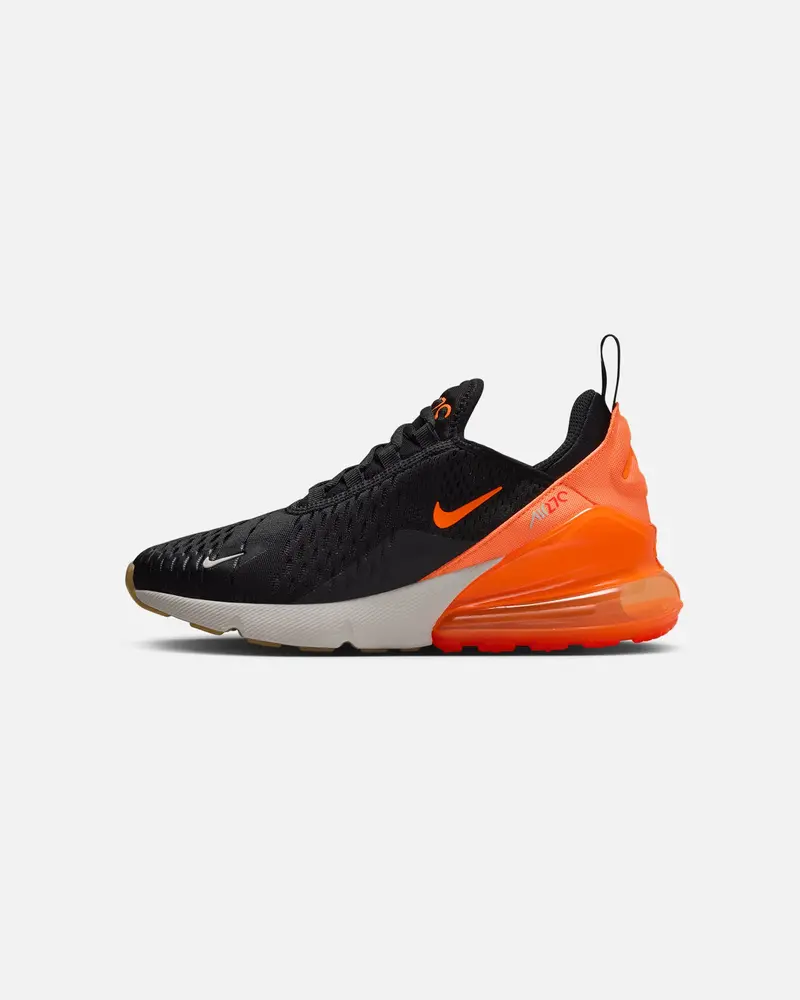 Nike Kids' Air Max 270 (Gs) Black/Orange 1