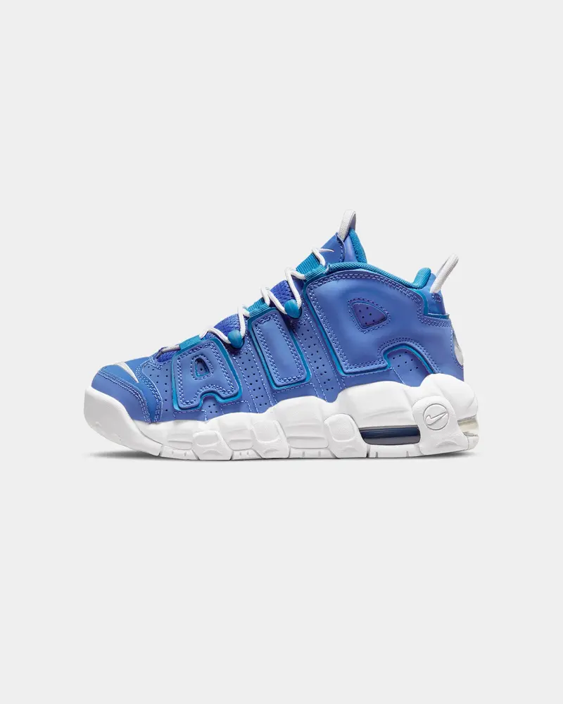 Nike Kid's Air More Uptempo (Gs) Medium Blue/White/Battle Blue 1