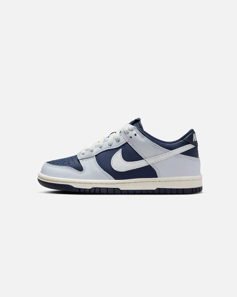 Nike Kids' Dunk Low Bg (Gs) Football Grey/Summit White/Midnight Navy 1
