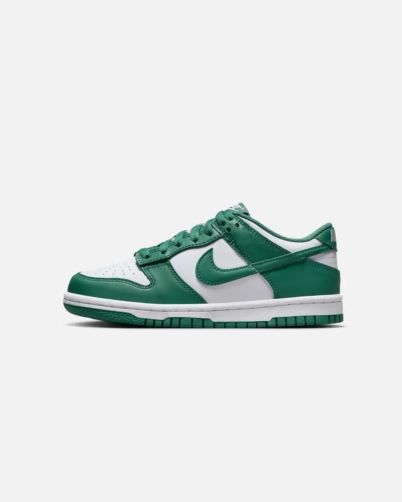 Nike Kids' Dunk Low "Bi-Coastal Green" (Gs) White/Bicoastal 1