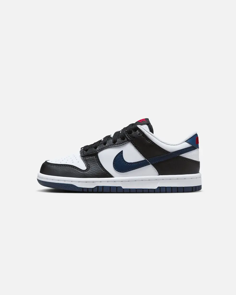 Nike Kids' Dunk Low (Gs) Black/Navy 1