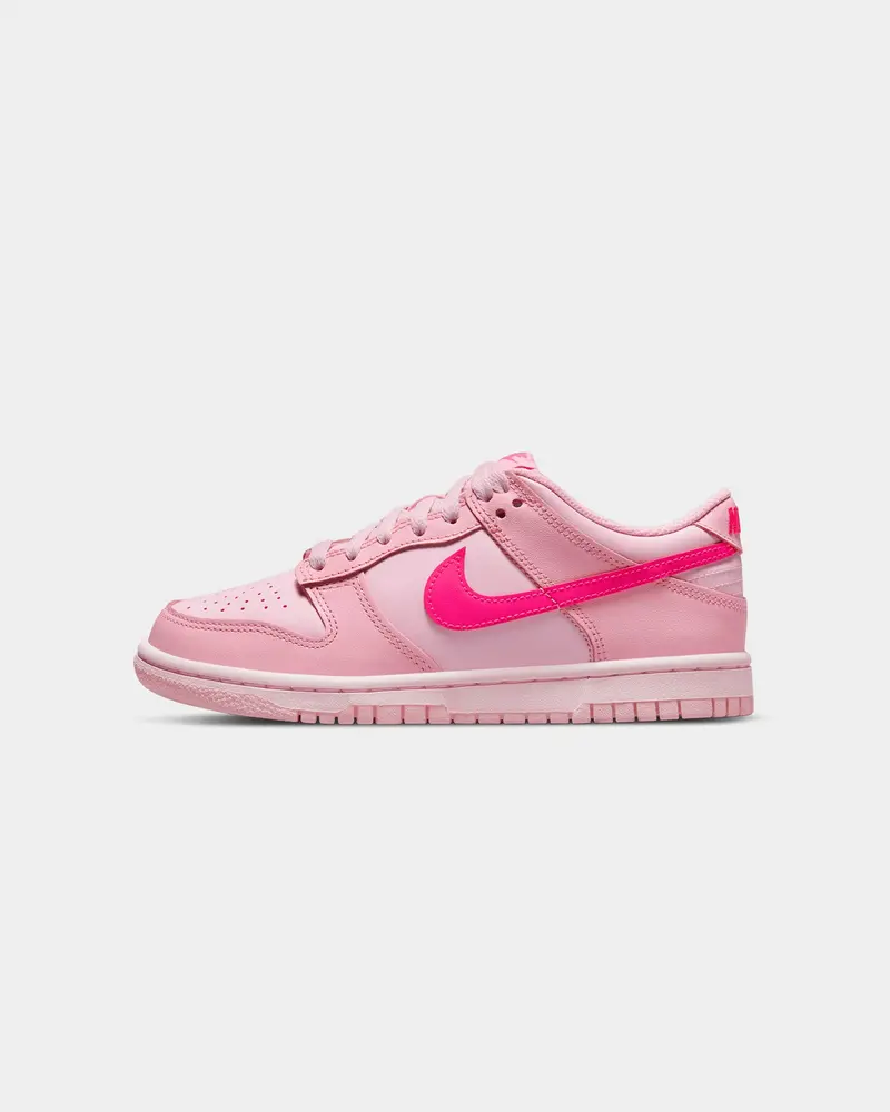 Nike Kids' Dunk Low (Gs) Medium Soft Pink/Pink Foam/Hyper Pink 1