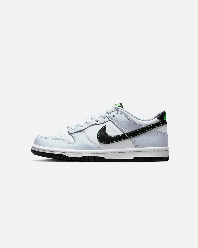 Nike Kids' Dunk Low (Gs) White/Black-Football Grey 1