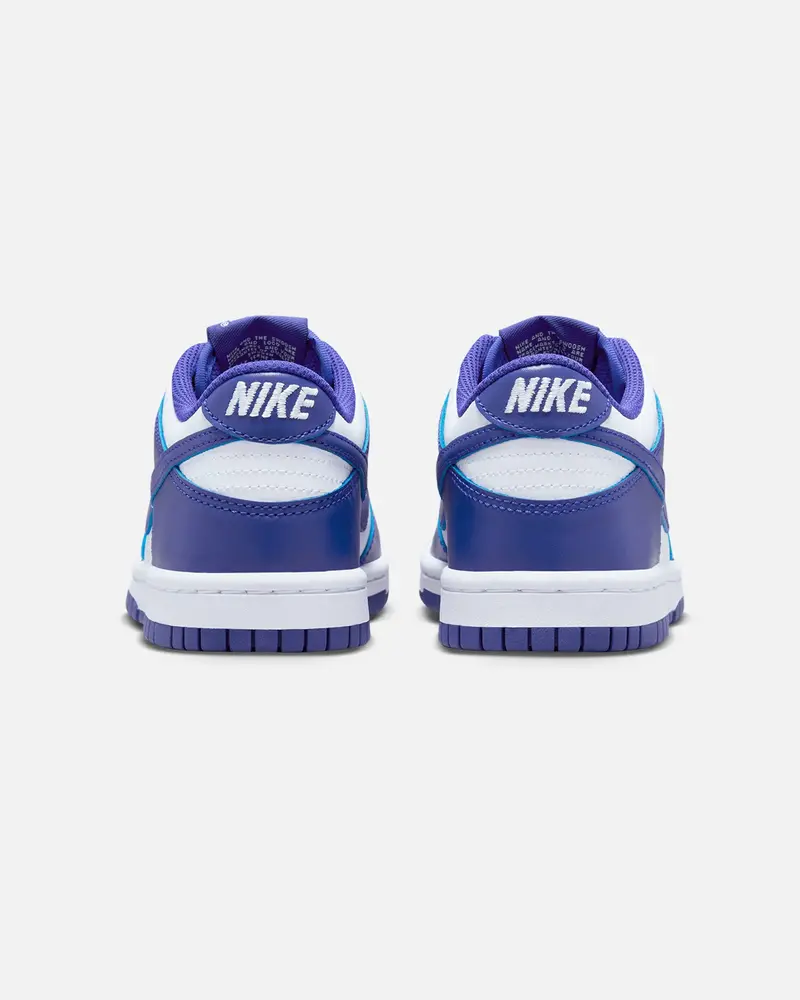 Nike Kids' Dunk Low (Gs) White/Concord-University Red 3