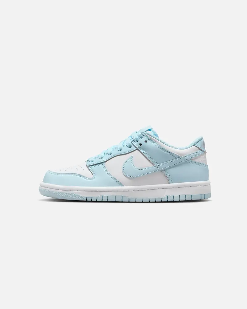 Nike Kids' Dunk Low (Gs) White/Glacier Blue 1
