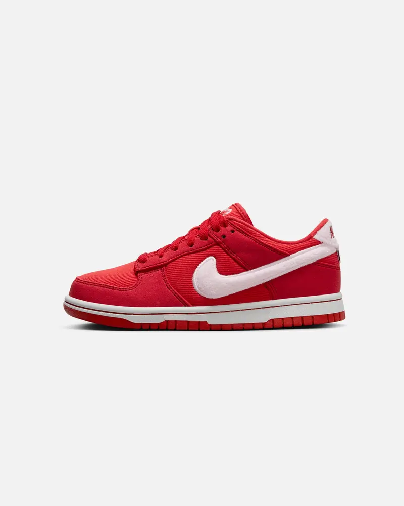Nike Kids' Dunk Low "Valentine's Day" (Gs) Fire Red 1