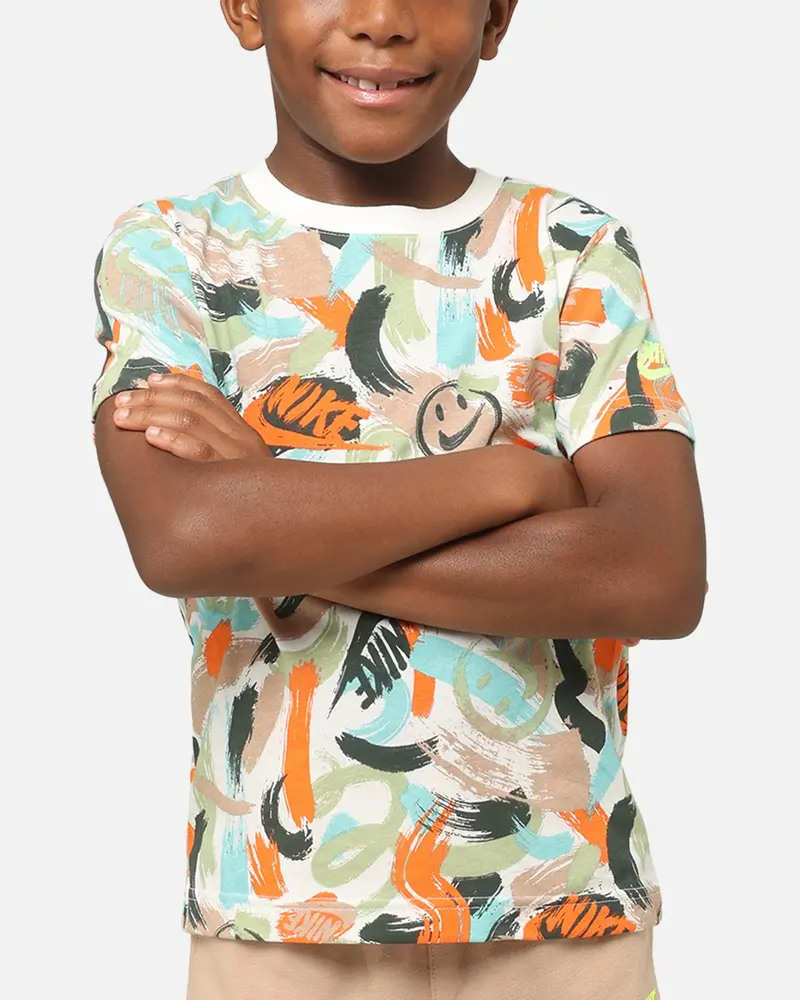 Nike Kids' Express Yourself Aop T-Shirt Sail 1