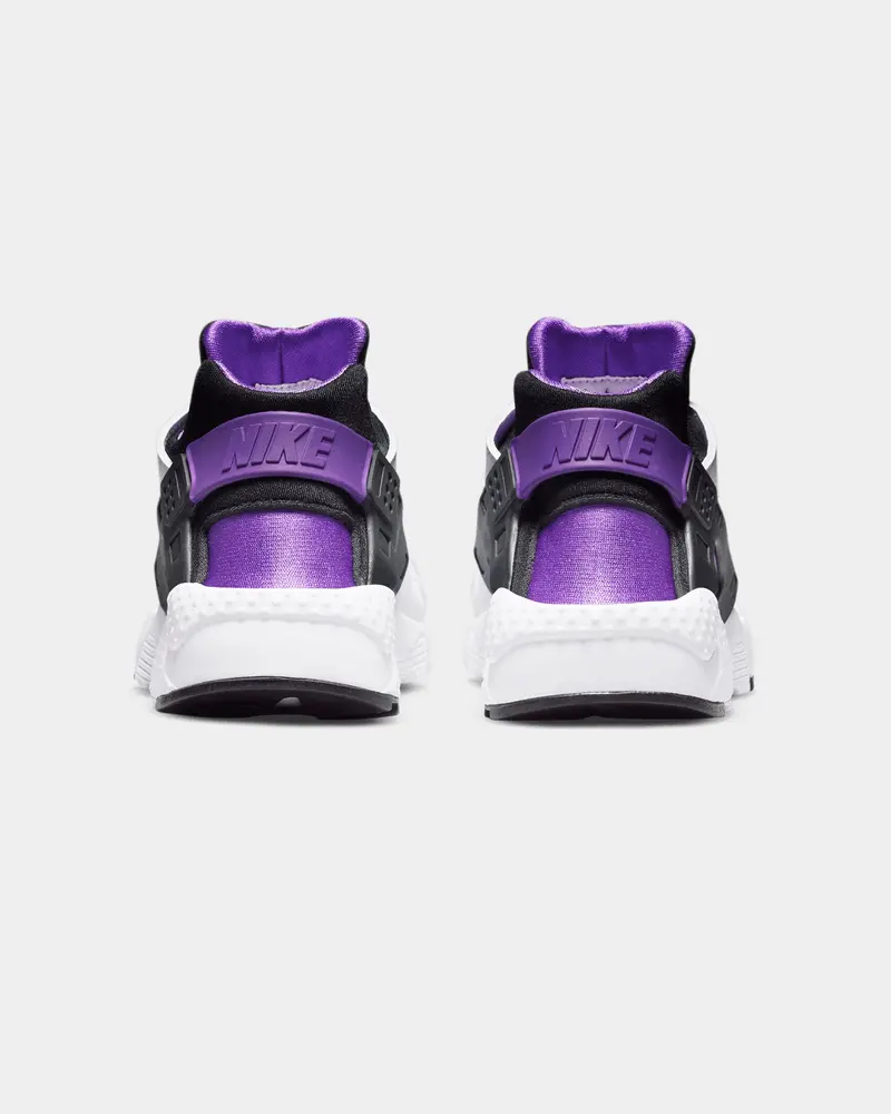 Nike Kid's Huarache Run (Gs) White/Black 3