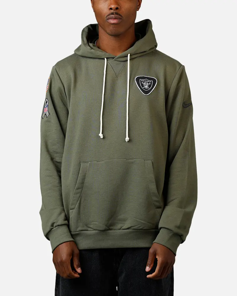 Nike Las Vegas Raiders Salute To Service Hoodie Olive 1