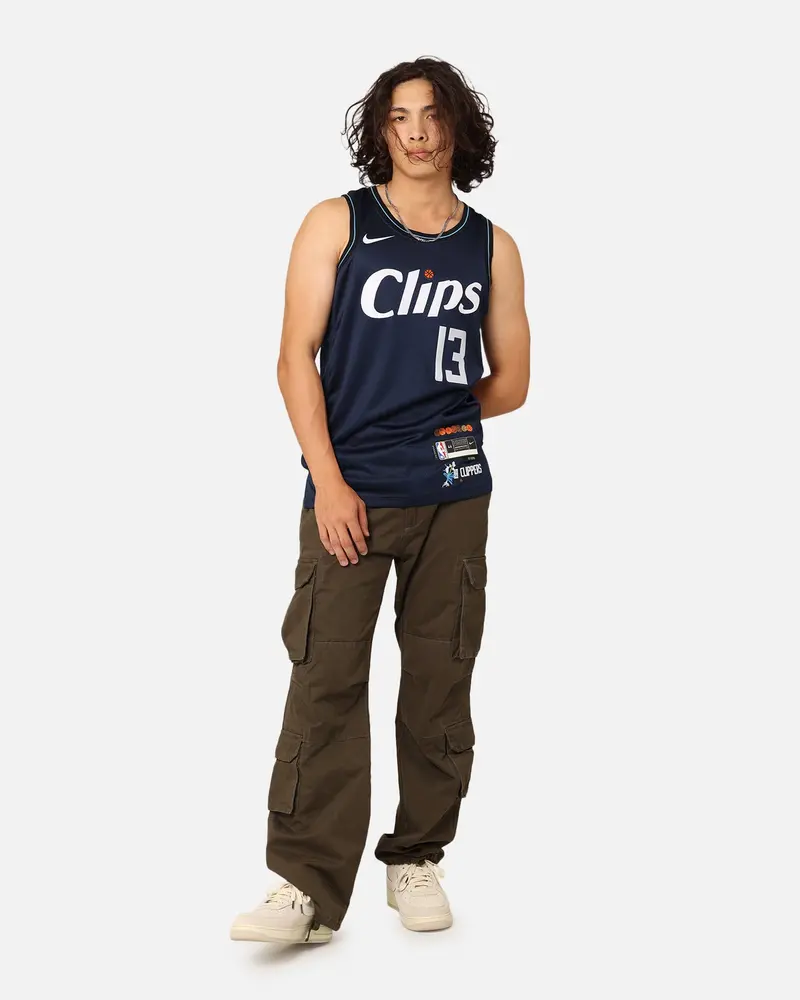 Nike Los Angeles Clippers Paul George City Edition 2023/24 Dri-Fit Swingman Jersey Black 3