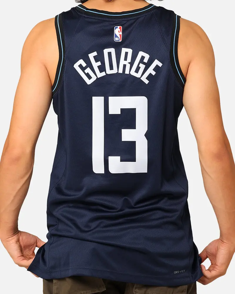 Nike Los Angeles Clippers Paul George City Edition 2023/24 Dri-Fit Swingman Jersey Black 5