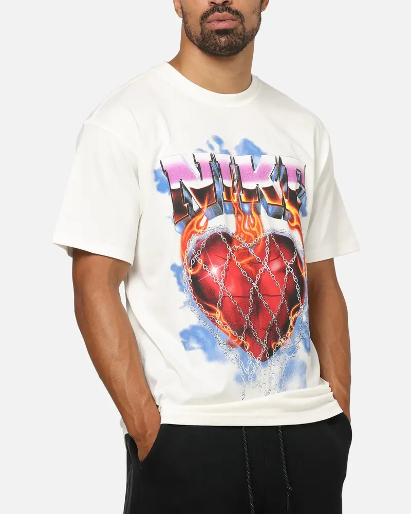 Nike Max90 Basketball T-Shirt White 6