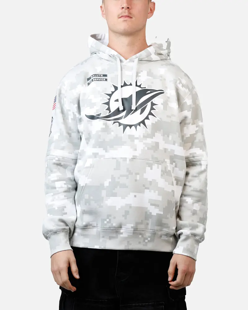 Nike Miami Dolphins Salute To Service Hoodie Camouflage 1