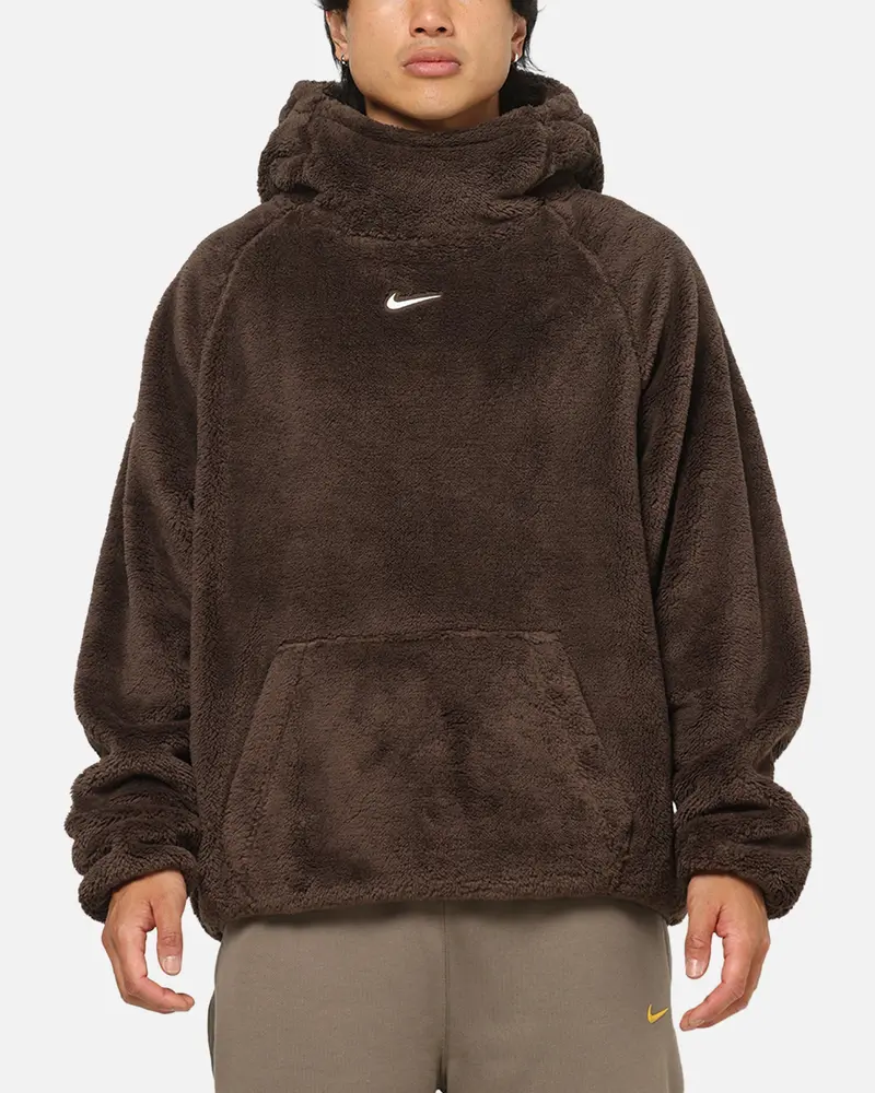 Nike Nocta Chalet Polar Fleece Hoodie Baroque Brown 1