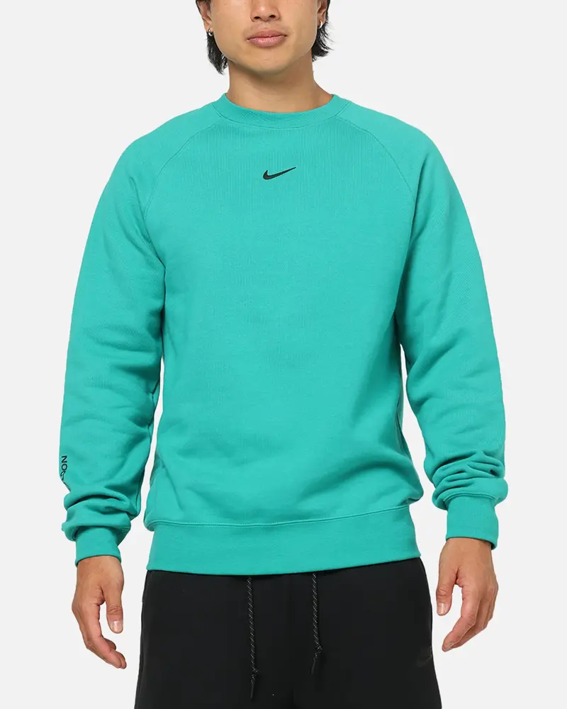 Nike Nocta Fleece Crewneck Neptune Green 1