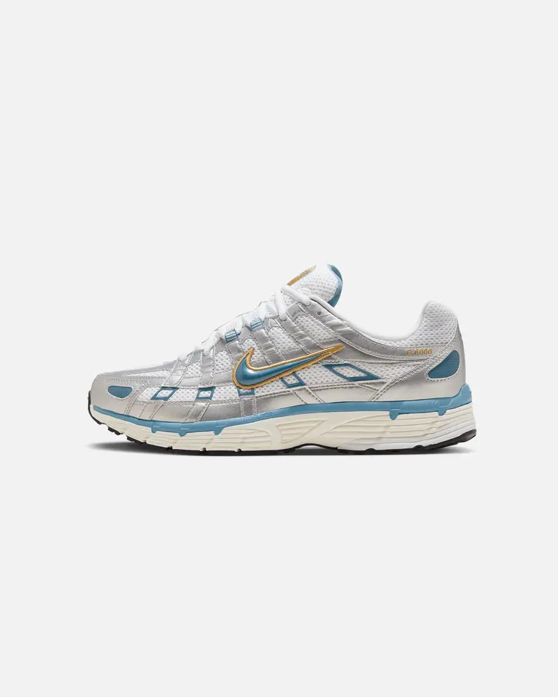 Nike P-6000 White/Aegean Storm 1