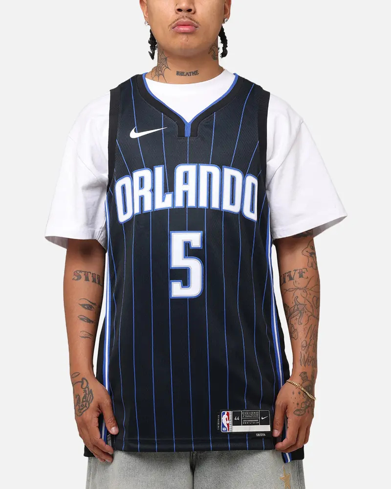 Nike Paolo Banchero Orlando Magic #5 Icon Edition 2022/23 Nike Dri-Fit Nba Swingman Jersey Black 1