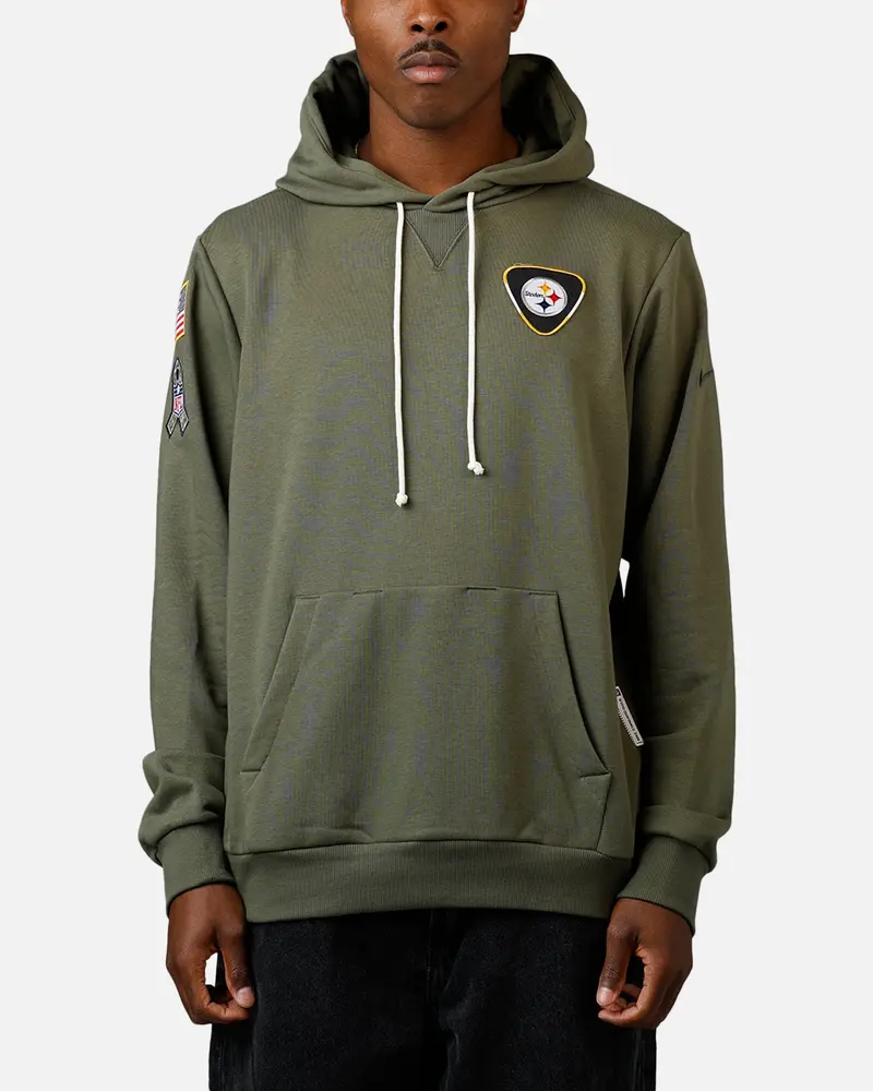 Nike Pittsburgh Steelers Salute To Service Hoodie Olive 1