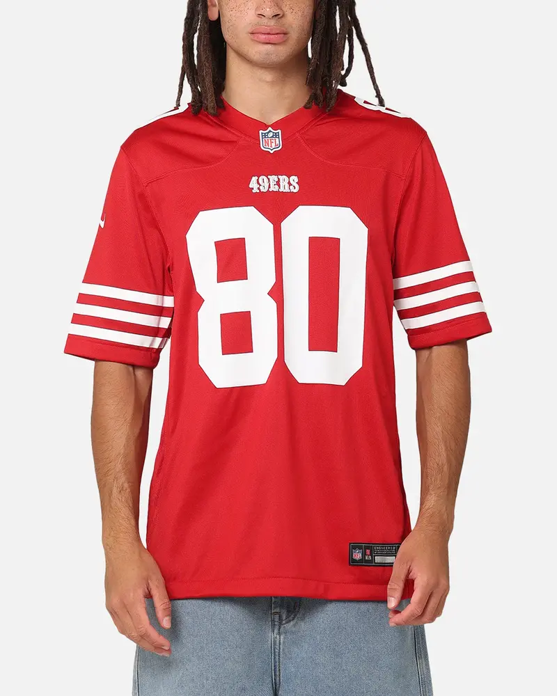 Nike San Francisco 49Ers Jerry Rice #80 Limited Jersey Gym Red 1