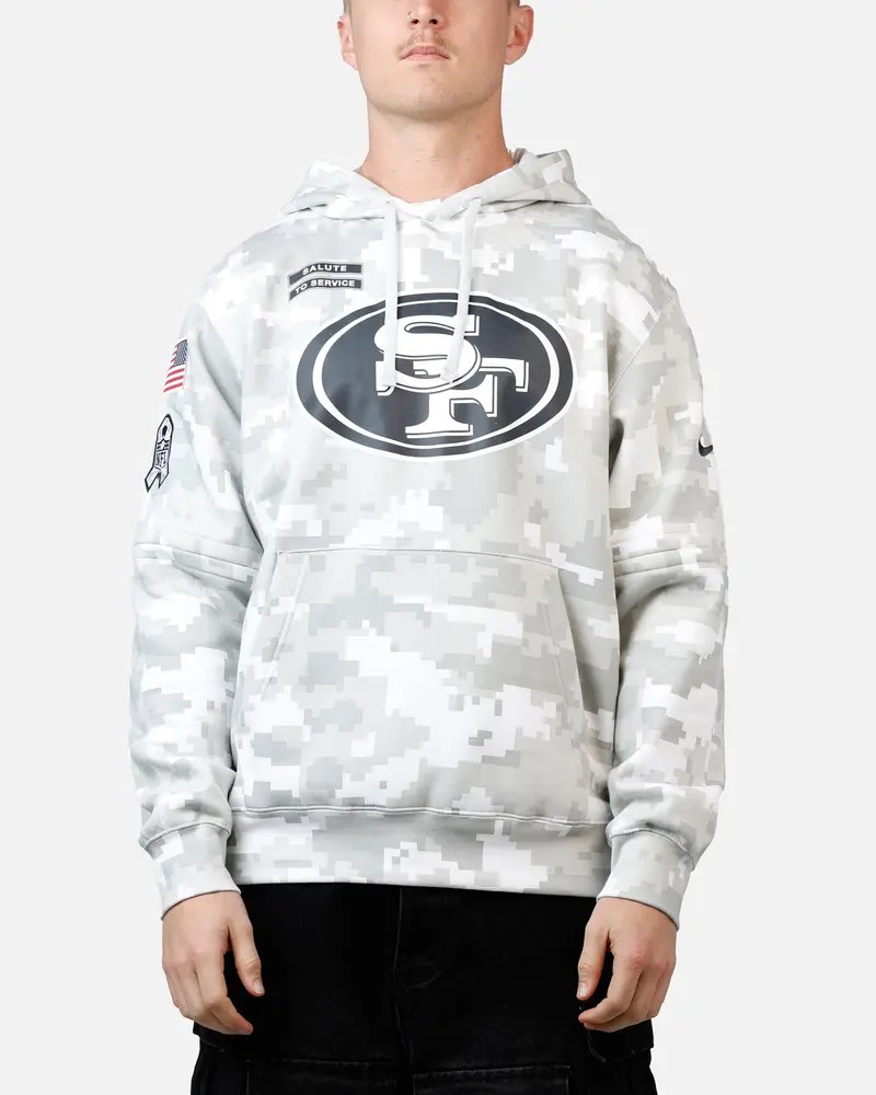Nike San Francisco 49Ers Salute To Service Hoodie Camouflage 1