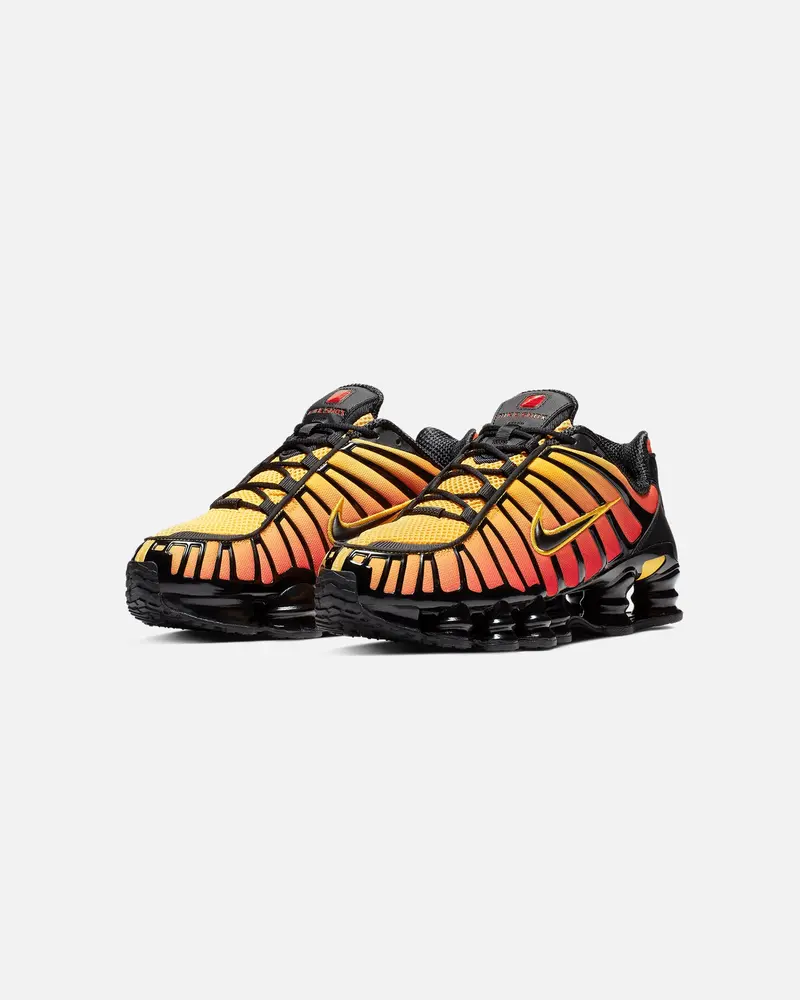 Nike Shox Tl "Sunrise" Black/Black Amarrillo 2