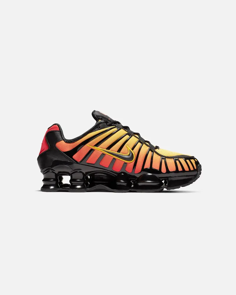 Nike Shox Tl "Sunrise" Black/Black Amarrillo 4