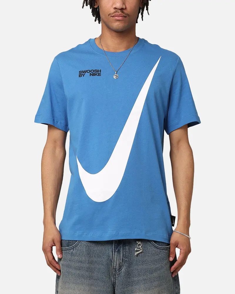 Nike Sportswear Big Swoosh T-Shirt Star Blue 1