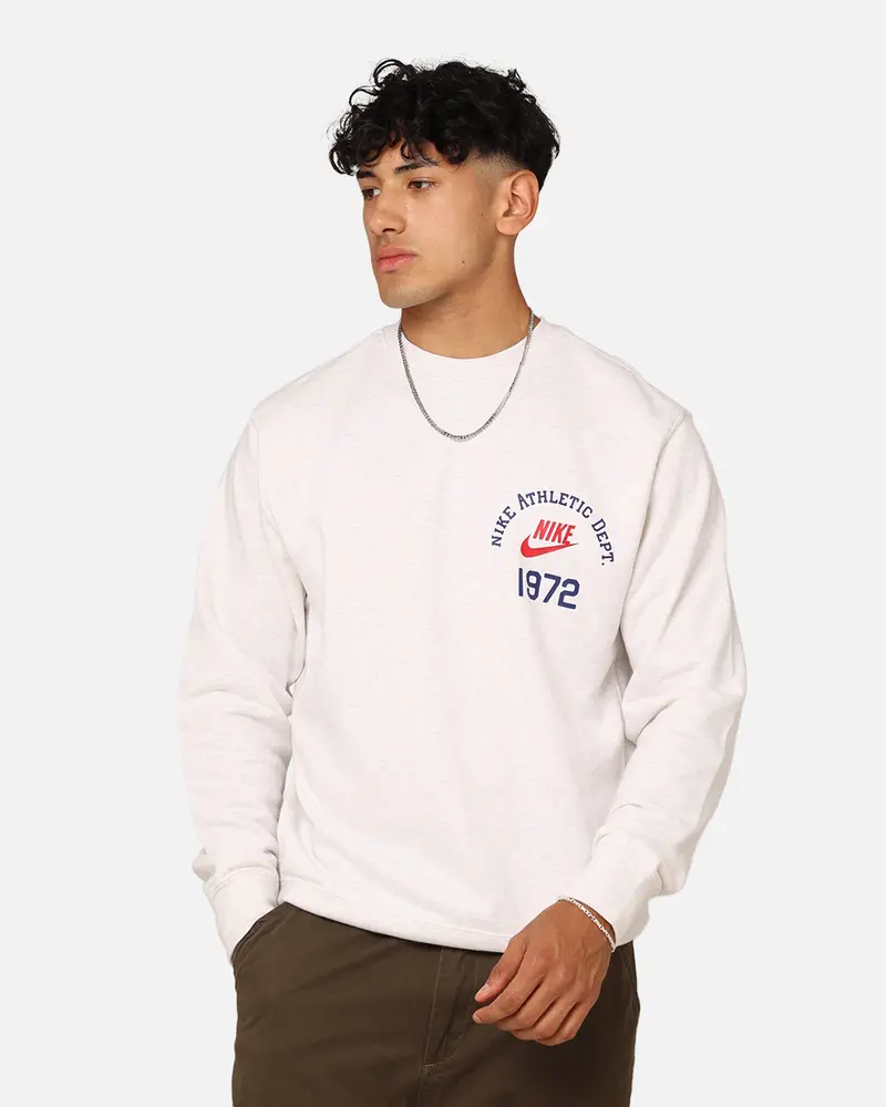 Nike Sportswear Club Fleece Crewneck Birch Heather 1
