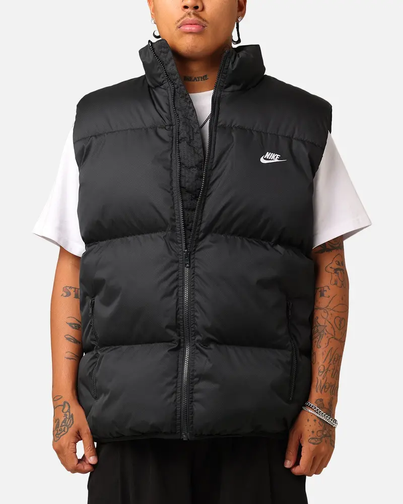 Nike Sportswear Club Primaloft® Water-Repellent Puffer Vest Black/White 1