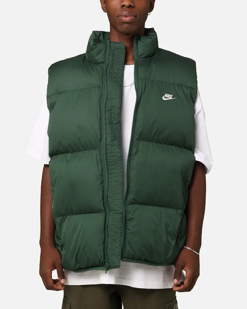 Nike Sportswear Club Primaloft® Water-Repellent Puffer Vest Green/White 1