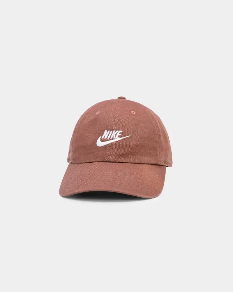 Nike Sportswear Heritage86 Futura Washed Strapback Mineral Clay 1