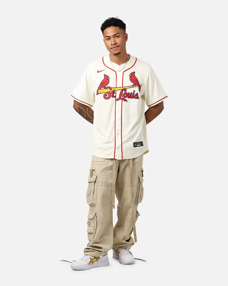 Nike St. Louis Cardinals Limited Jersey Coconut Milk 2