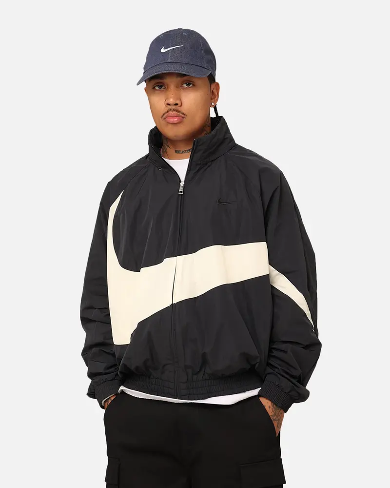 Nike Swoosh Woven Jacket Black/Coconut Milk 1