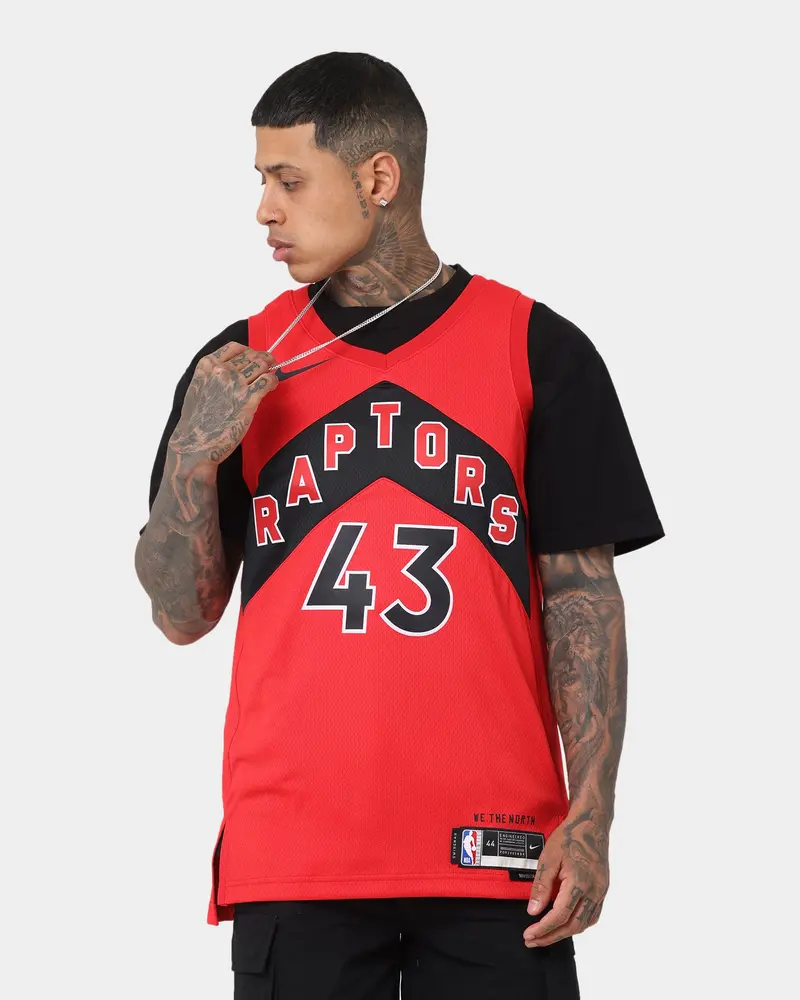 Nike Toronto Raptors Pascal Siakam #43 Dri-Fit Nba Swingman Jersey University Red 1