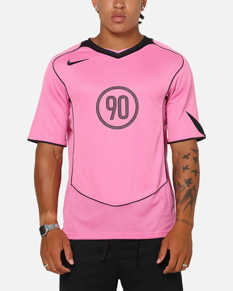 Nike Total 90 Soccer T-Shirt Playful Pink/Black 1