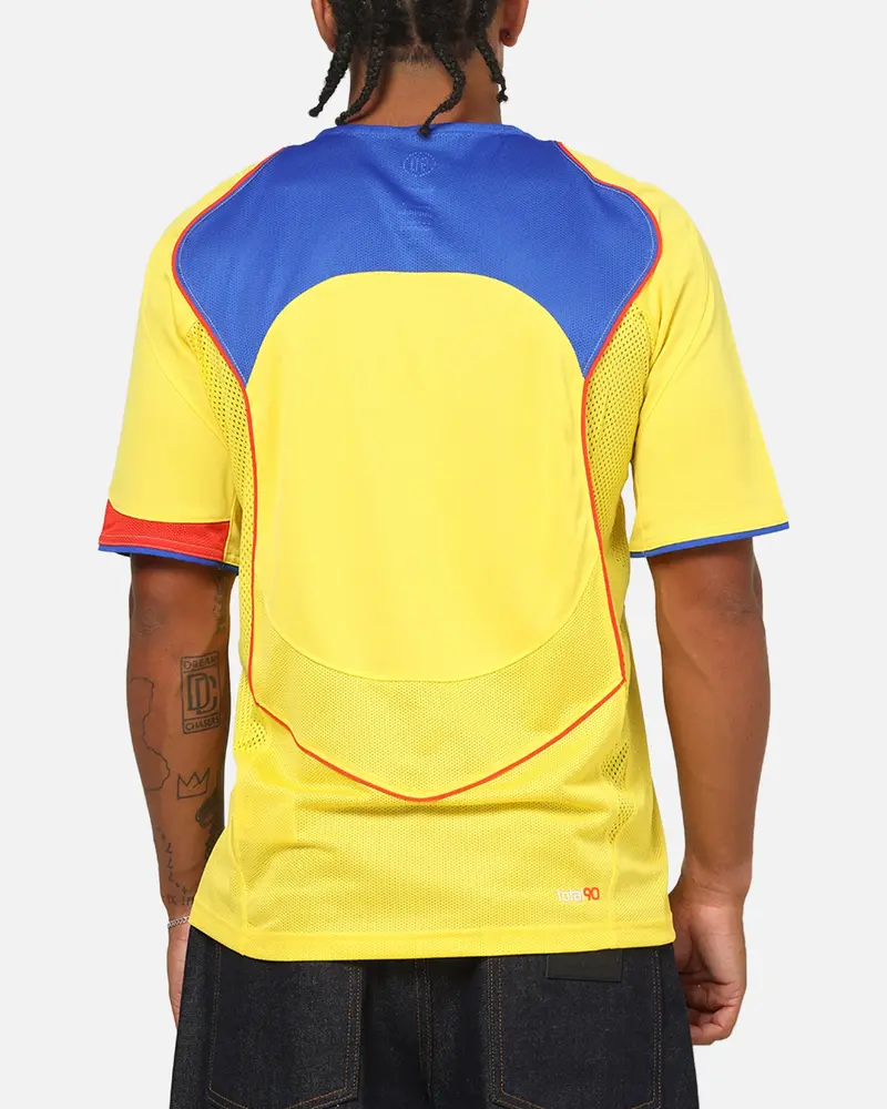 Nike Total 90 Soccer T-Shirt Tour Yellow/Lyon Blue 3