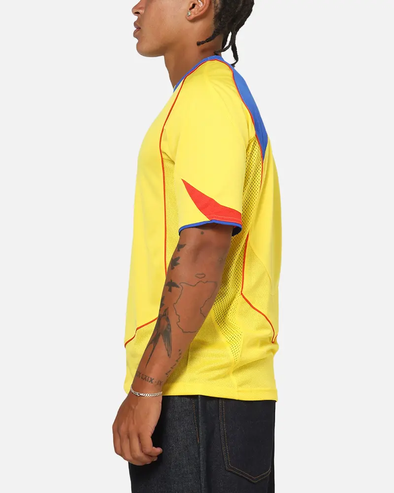Nike Total 90 Soccer T-Shirt Tour Yellow/Lyon Blue 5